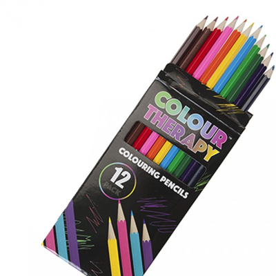 Colour Therapy 12 Colouring Pencils