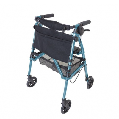 shows the EZ Fold N Go Rollator in Cobalt Blue