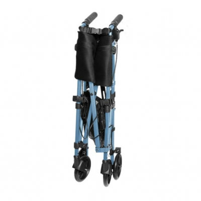 shows the cobalt blue EZ Fold N Go Rollator