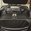 shows the easy-grip zip fastenings on the top of the flexi mobility bag large