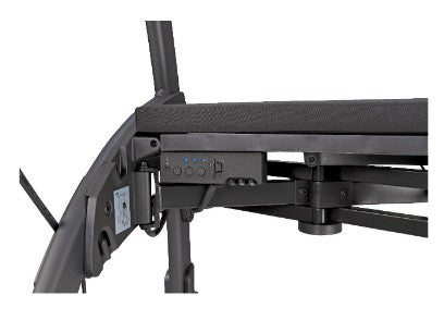 shows a close up of where the sensors attach to the rollz motion rhythm