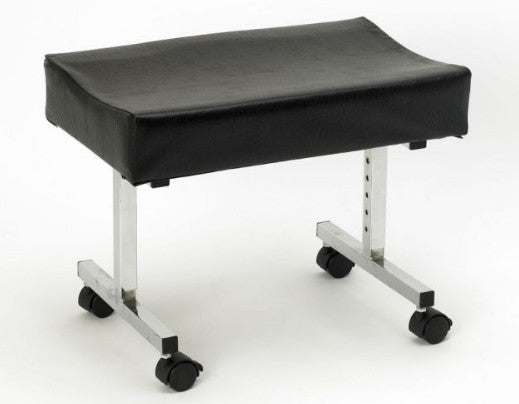 shows the adjustable height footstool