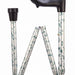 shows the folding adjustable arthritis grip cane in ivy