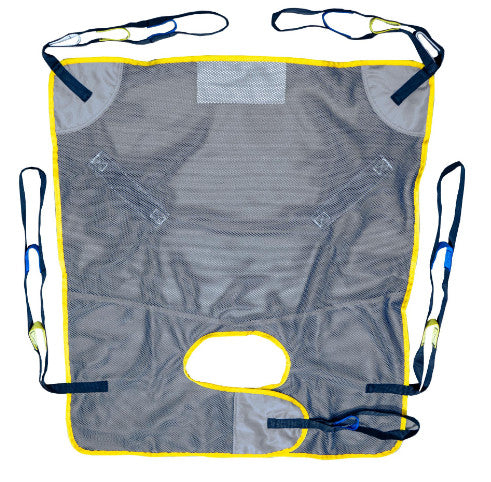 shows the reverse side of the original poly premium sling without the head support