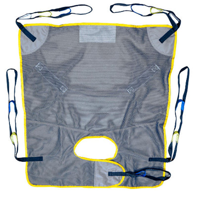 shows the reverse side of the original poly premium sling without the head support