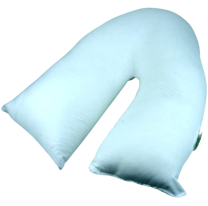 V Shaped Back Support Pillow – blue