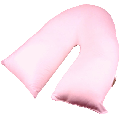 V Shaped Back Support Pillow – pink