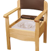 shows the winsor luxury commode with the cushion off