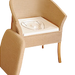 shows the lancaster luxury commode with the cushion removed