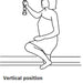 A diagram showing how an Etac Grab Bar can be positioned horizontally or vertically