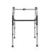 A rear view of the Dual Riser Deluxe Folding Walking Frame