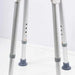 shower stool mobility aid with blue swivel seat