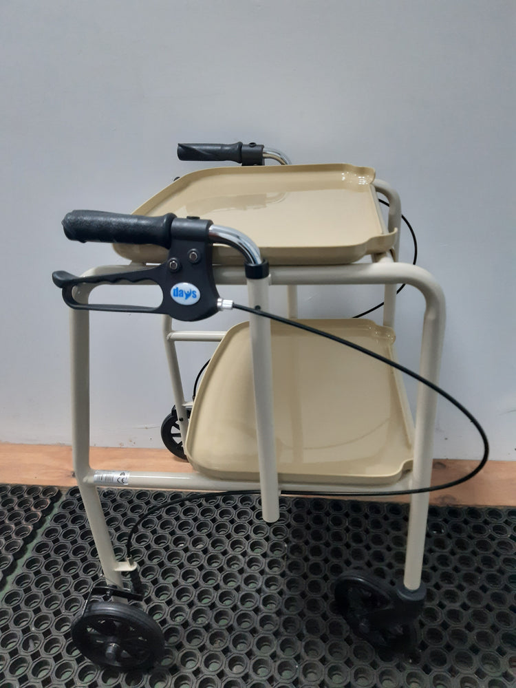 Trolley Zimmer Walker With Brakes, Ex Display