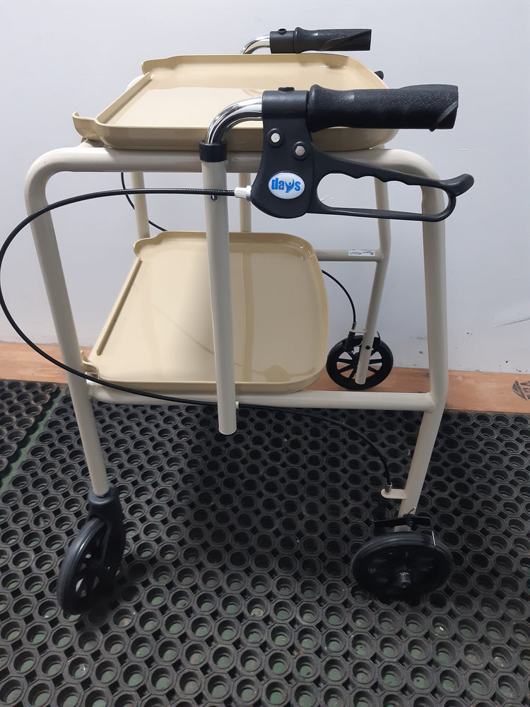 Trolley Zimmer Walker With Brakes, Ex Display