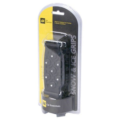 AA Snow and Ice Shoe Grips in the packaging
