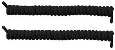 Spring Coiler Shoelaces In Black