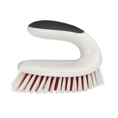 shows the OXO Good Grips All Purpose Scrub Brush from the side