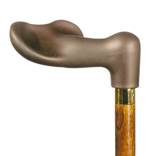 the image shows the handle of the classic canes soft touch fischer cane