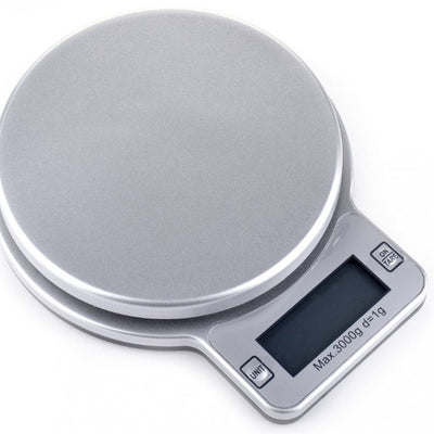shows the 3kg electronic kitchen scale