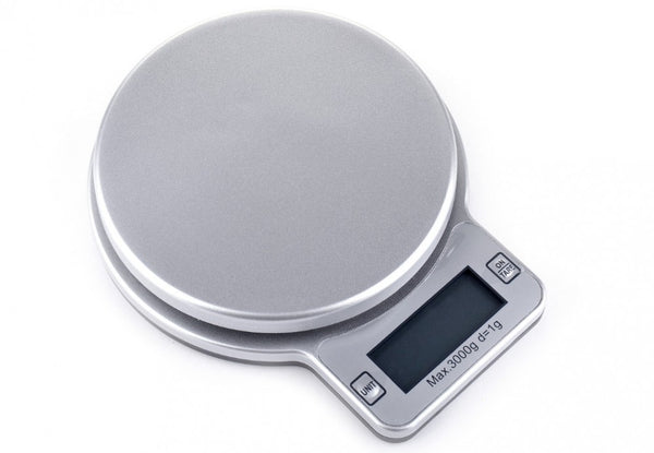 shows the 3kg electronic kitchen scale