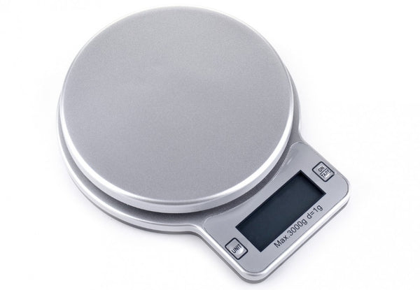 shows the 3kg electronic kitchen scale