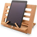 Wooden Reading Rest - in use with iPad