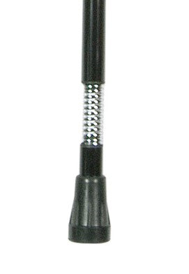 shows a close up of the shock absorbing part of this classic cane