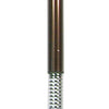 the image shows a close up of the chrome shock absorber spring on the gents cane