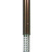 the image shows a close up of the chrome shock absorber spring on the gents cane