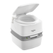 shows the porta potti 365 portable flushing toilet
