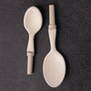 shows both sizes of the homecraft kings soft coated spoon