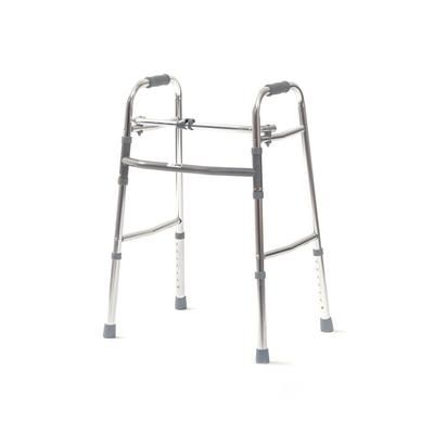 The silver coloured Days Adjustable Folding Walking Frame