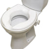 shows the 2 inches linton plus raised toilet seat