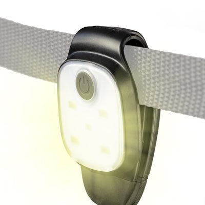 Light up clip on safety aid