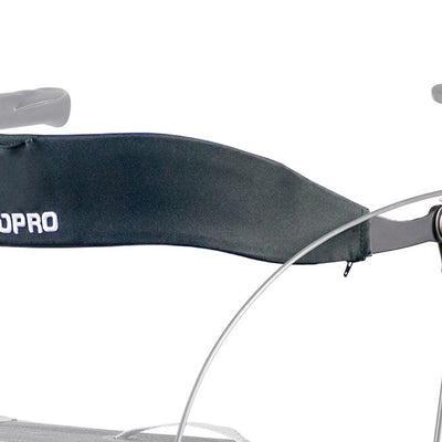 the image shows a close up of the backstrap on the topro olympus rollator