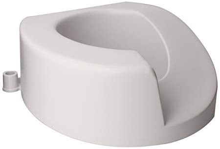 shows a close up of the arthro tall-ette raised toilet seat