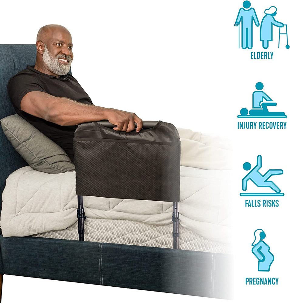 Able Life Bedside Safety Handle and Integral Pouch