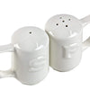 Wade Dignity One Handled Salt & Pepper Shakers – White