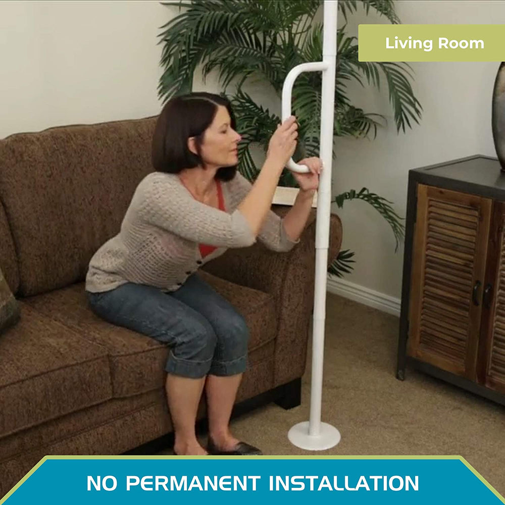 Able Life Floor to Ceiling Universal Grab Rail - White