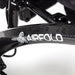 the image shows a close up of part of the carbon frame on an airfold powerchair