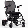 the image shows the black airfold powerchair