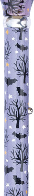 the image shows a close up of the bats at night pattern on the folding derby cane