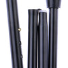 the image shows the black folding adjustable arthritis fischer grip cane