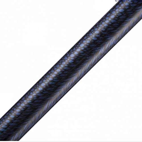 the image shows a close up of the dark blue ice pattern on the folding adjustable arthritis fischer grip cane