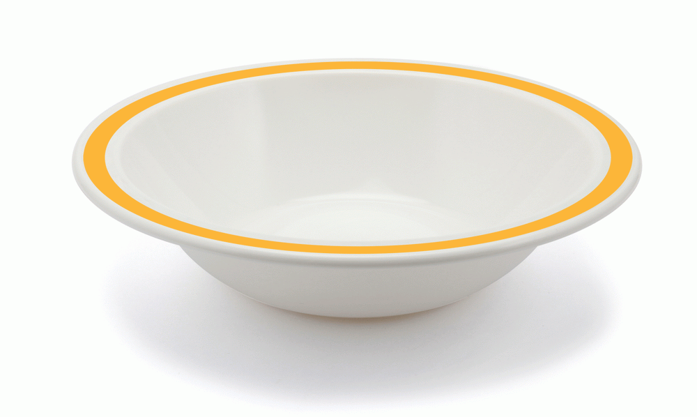 Polycarbonate duo bowl