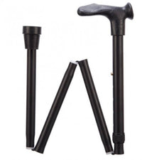 shows the Comfort Grip Cane Folding Walking Stick