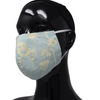 Washable, Reusable Face Mask | Blue & Yellow Flowers Print