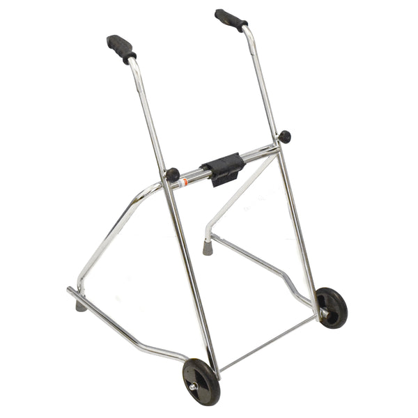 Folding Zimmer Walking Frame with 2 Wheels