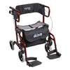 The Diamond Deluxe Aluminium Rollator/Walker in red