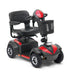 the image shows the red envoy 4 mobility scooter